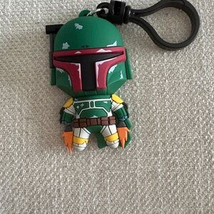 Boba Fett Star Wars Figural Bag clip Monogram